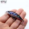AOCLU wobblers Jerkbait, 8 värvi, 5 cm, 4.0 g, kõva lant väikesele minnow crank kalapüügiks, mage- ja soolavee jaoks, uppuv lant.