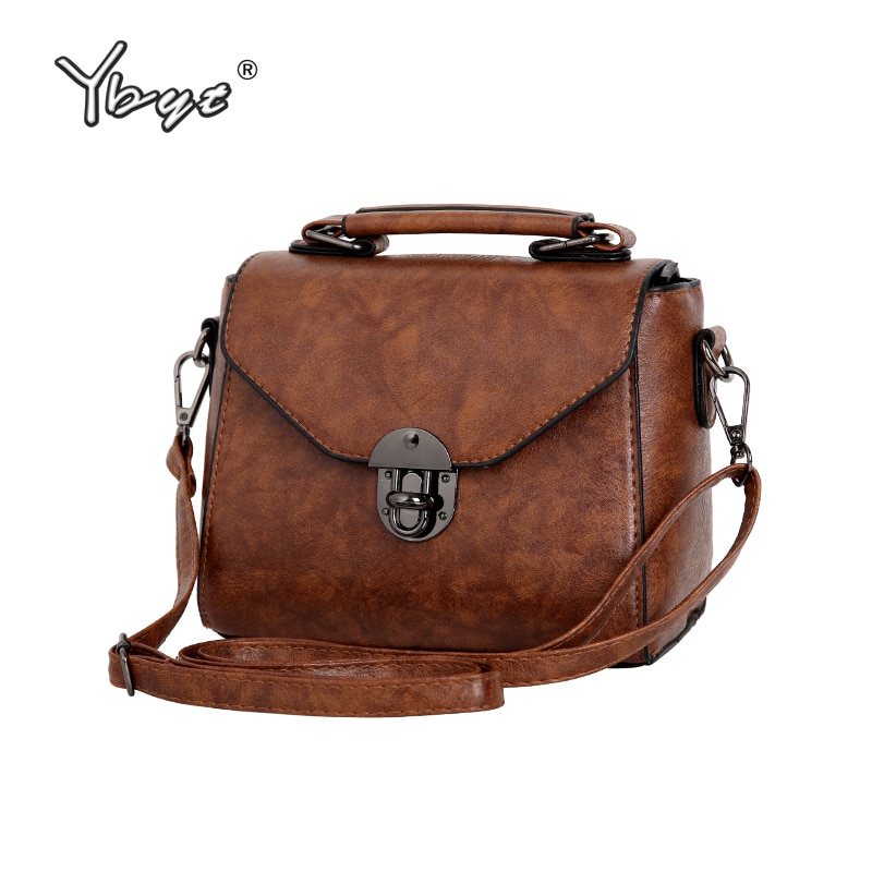 Vintage stiilis crossbody kott, valmistatud PU nahast, sobilik naistele igapäevaseks ja stiilseks kasutamiseks.