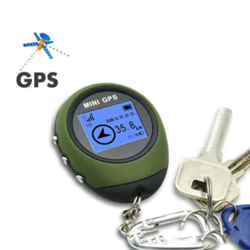 Podofo Mini GPS jälgimisseade kaasaskantava võtmehoidja kujul matkamiseks ja reisimiseks.