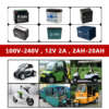 YX201 12V 2A nutikas auto akulaadija, automaatne pliiakude laadija, sobib auto ja mootorratta akudele, LCD-ekraaniga.
