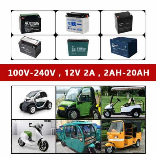 YX201 12V 2A nutikas auto akulaadija, automaatne pliiakude laadija, sobib auto ja mootorratta akudele, LCD-ekraaniga.