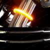 LED läätsed Harley Victory mootorrattale, 39mm-41mm kahvli suunatulede komplekt suitsutatud läätsedega