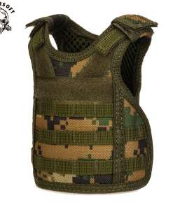 SINAIRSOFT taktikaline militaarvest joogipudelitele, reguleeritavate õlarihmadega, mudel LY2074.