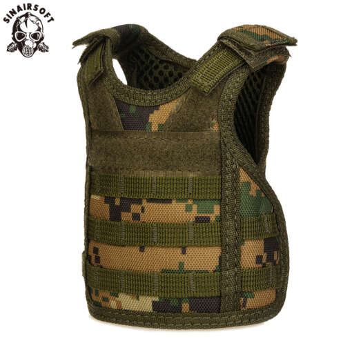 SINAIRSOFT taktikaline militaarvest joogipudelitele, reguleeritavate õlarihmadega, mudel LY2074.