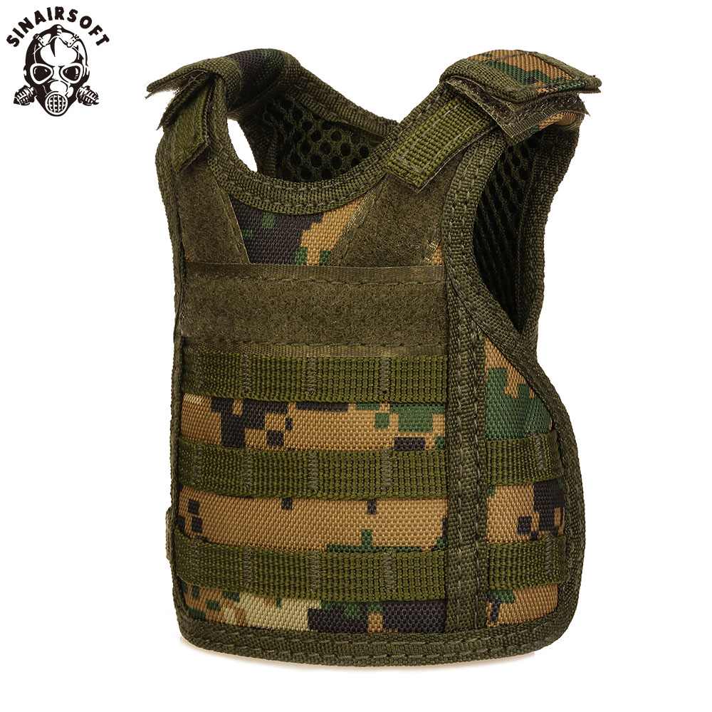 SINAIRSOFT taktikaline militaarvest joogipudelitele, reguleeritavate õlarihmadega, mudel LY2074.