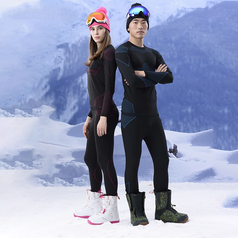 Soe ja hingav aluspesu spordiriiete alla, naistele ja meestele, sobib talviseks välitegevuseks, kiirelt kuivav ja termoreguleeriv.