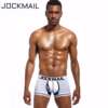 Võrgust Jockmail bokserid meeste pesu, hingav ja seksikas disain.