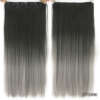 ombre sirged juuksepikendused mustast hallini