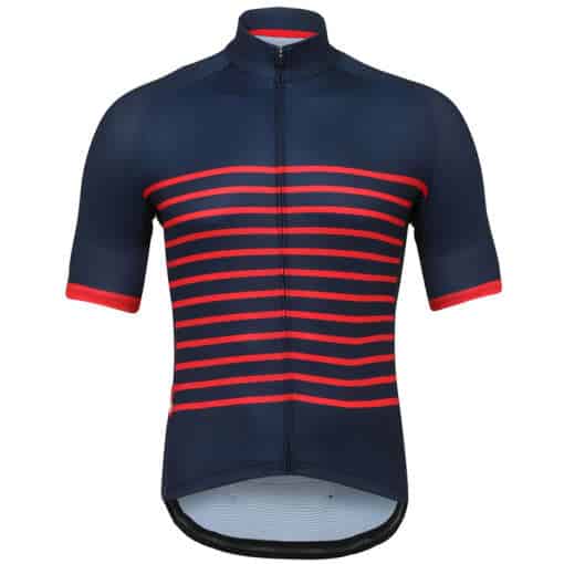 Eest lukuga liibuv meeste lühikeste varrukatega jalgrattasärk Crossrider 2019 Classic stiilis.