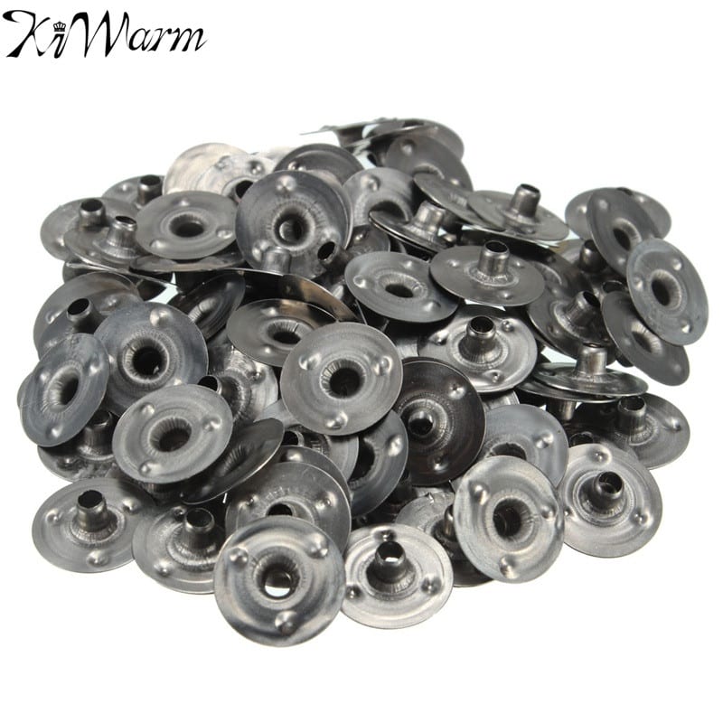Küünlatahi alused metallist, 100 tk komplektis, sobivad küünlategemiseks, mõõdud 12.5x2.5mm.