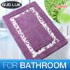 Libisemiskindel vannitoa vaip lilledega, valmistatud mikrokiust ja nailonist, suurus 50x80 cm, mudel TY-001