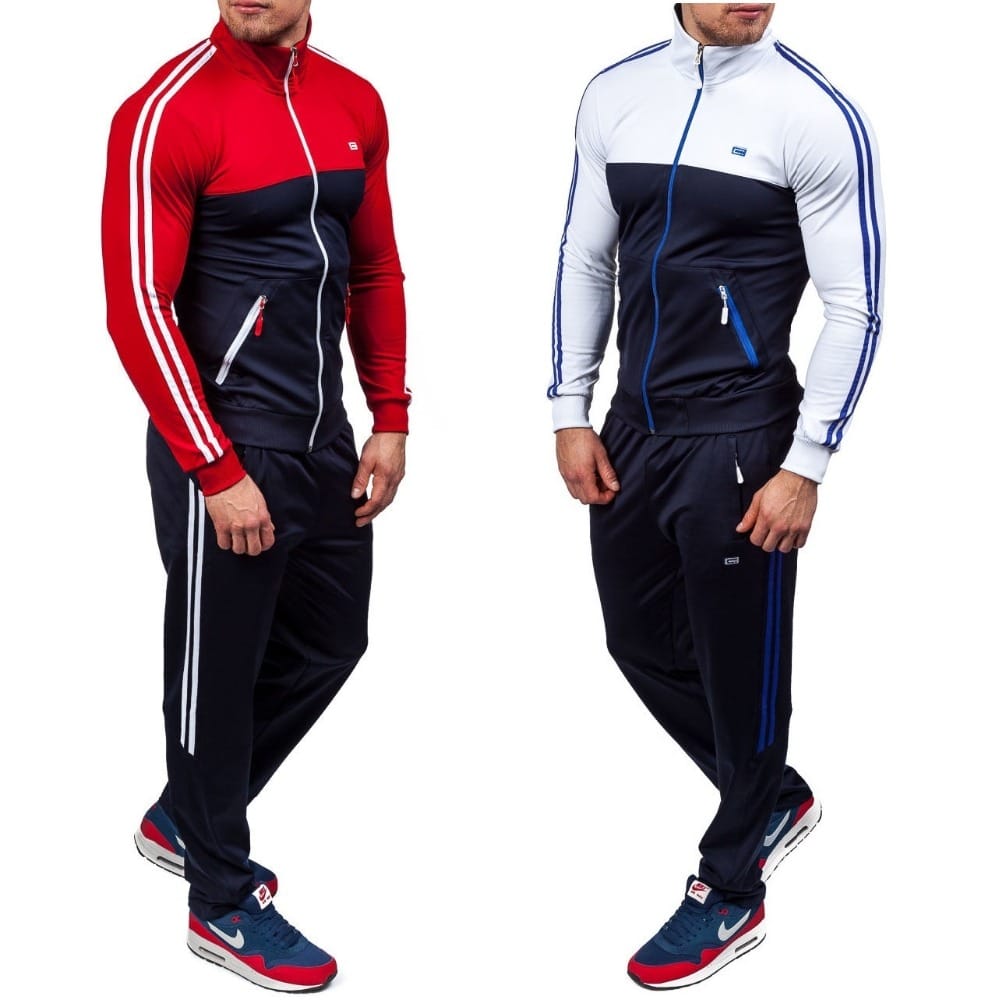 Klassikaline kaheosaline meeste dressikomplekt, mis koosneb jakist ja spordipükstest, suurustes XS-4XL.