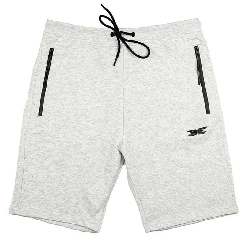 Lühikesed dressipüksid lukuga taskutega meestele, sobilikud suveks ja sportimiseks, saadaval suurustes M-XXL.