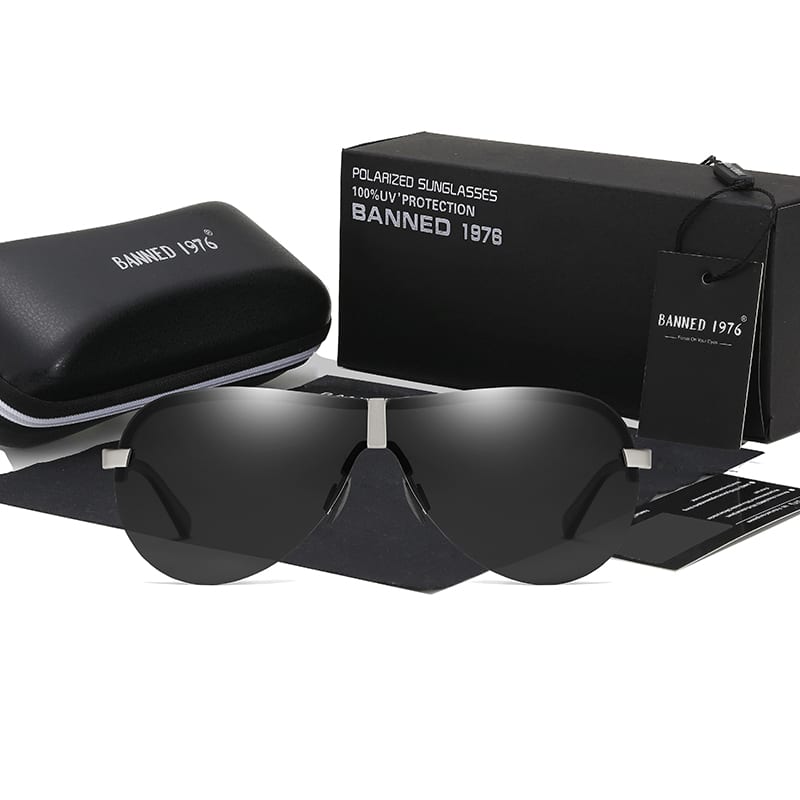 Stiilsed polariseeritud meeste päikeseprillid, UV400 kaitse, alumiinium-magneesium raam, unisex disain, sobivad sõitmiseks ja reisimiseks.