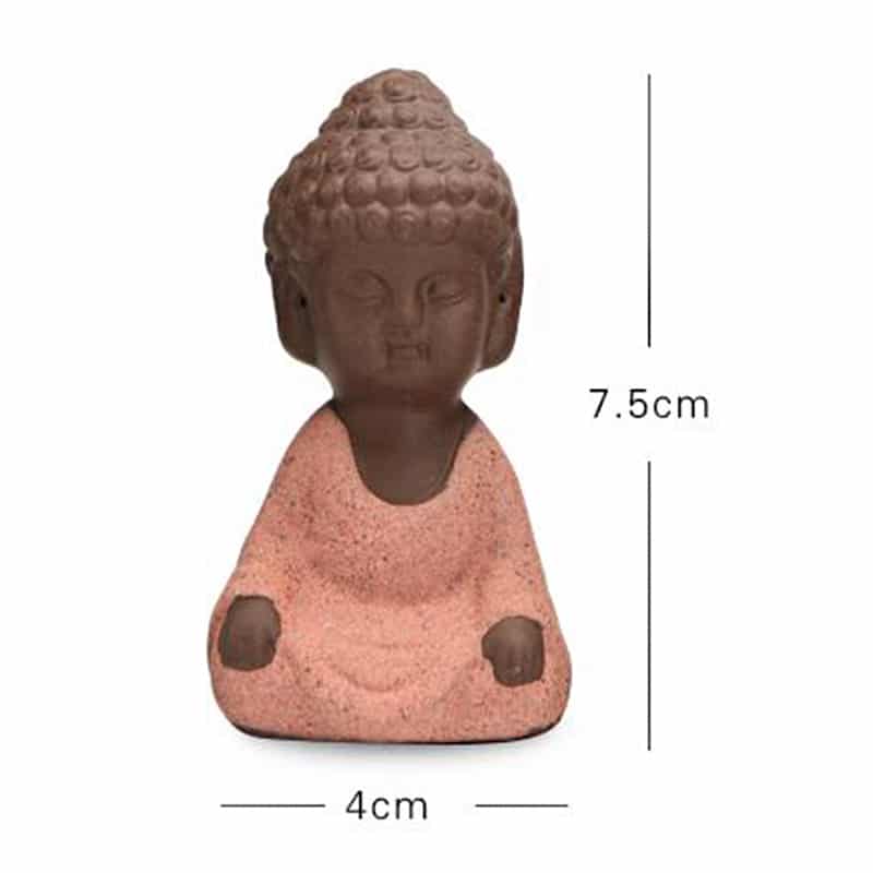pruun istuv mungakujuke, kõrgus 7,5 cm