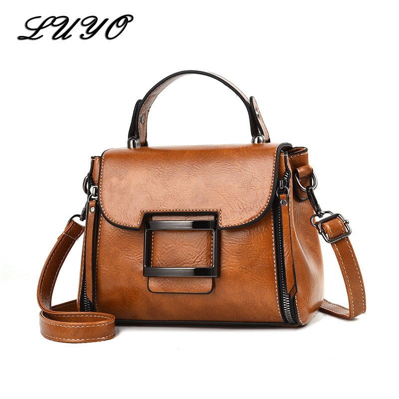Vintage stiilis punane kott, nahast ja väike crossbody disain naistele.