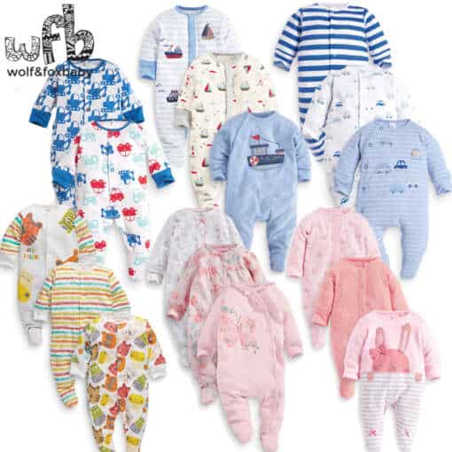 Puuvillastest bodydest koosnev komplekt, 3 tk, joonistustega beebidele 0-12 kuud, poistele ja tüdrukutele, pikkade varrukatega, mugavad ja pehmed beebiriided.