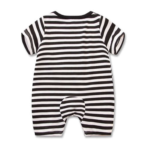 Beebi suvine jumpsuit lühikeste varrukatega, armas loomadega muster, 100% puuvillast, tüdrukutele mõeldud.