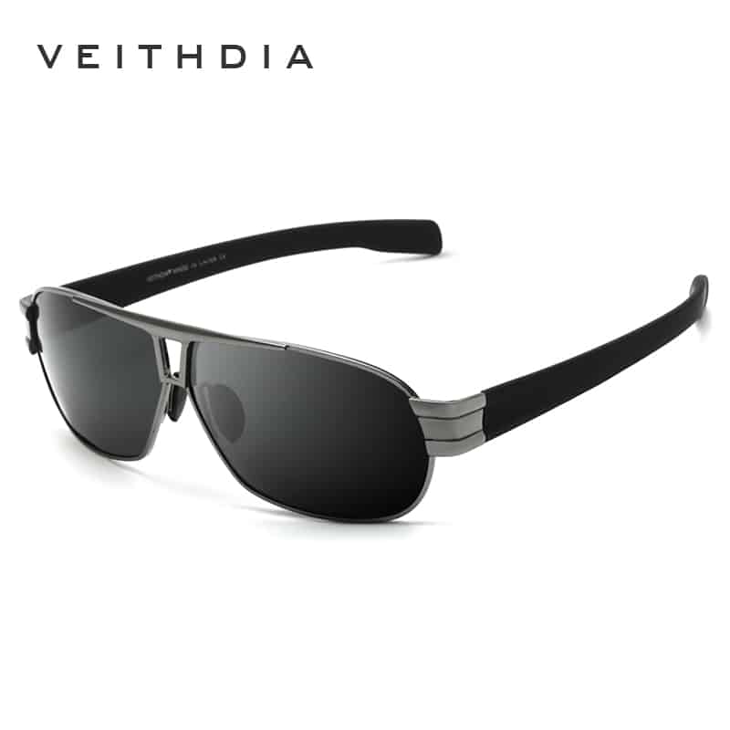 VEITHDIA polariseeritud meeste päikeseprillid, elegantsed ja mugavad, sobivad suurepäraselt autojuhtimiseks ja välitegevusteks.