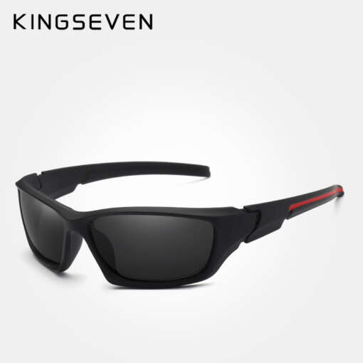 Kitsad meeste päikeseprillid, polariseeritud läätsed, TR90 raam, KINGSEVEN bränd.