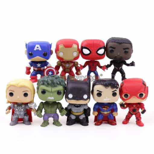 "Marveli" superkangelaste figuuride komplekt, 9 erinevat tegelast