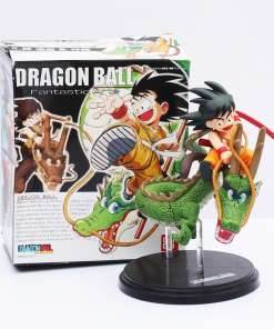 Dragon Ball Z figuriin, kujutab anime tegelast dünaamilises poosis, detailirohke disain ja erksad värvid.