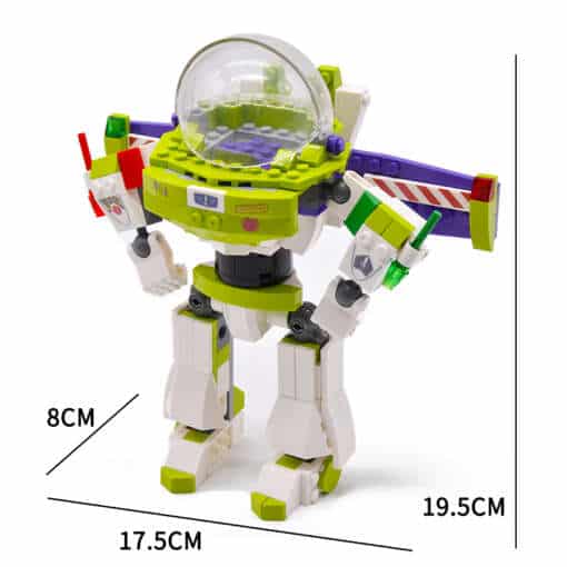 lego buzz lightyear figuur mängukomplektis erinevate detailidega