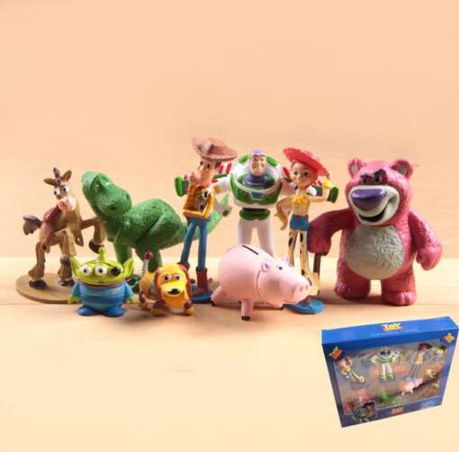 toy story 3 figuriinid 9 tk komplekt erinevad tegelased mänguasjad lastele