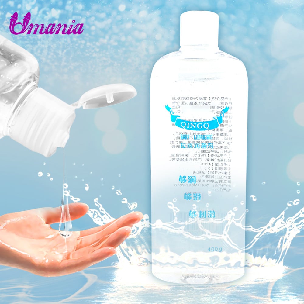 Veepõhine libesti 400 ml pudelis puhta valge taustal