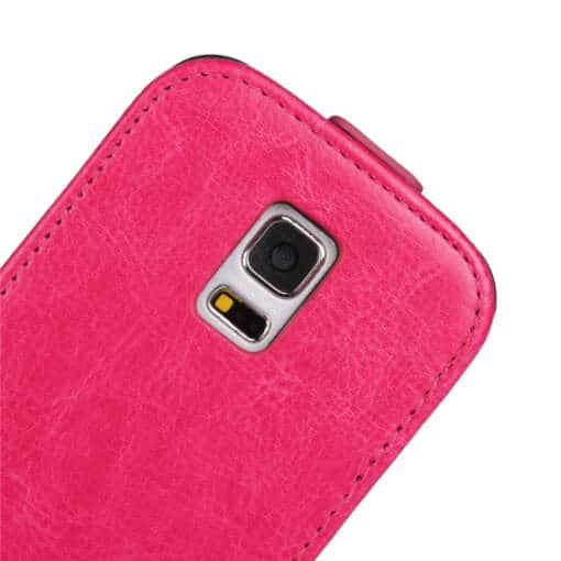 NFH Crazy Horse nahast vertikaalne ümbris Samsung S2, S3, S4, S5 jaoks magnetkinnituse ja silikoonist taguse kaitsega