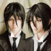 Sebastian Michaelisi must parukas cosplay jaoks