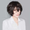 dazai osamu parukas pruun lokkis anime inspiratsioon cosplay kostüüm aksessuaar