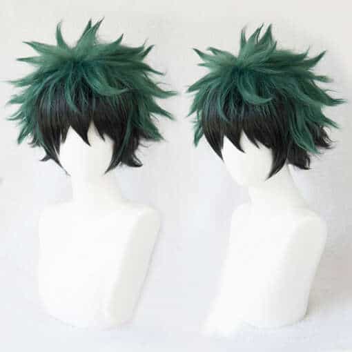 izuku midoriya parukas roheliste turris juustega anime stiilis peakatteks
