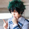 izuku midoriya parukas anime stiilis roheliste juustega cosplay jaoks