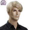 Blond sirgete juustega parukas meestele