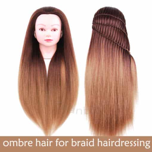 ombre juustega treeningpea sirgete juustega ja realistliku peanahaga