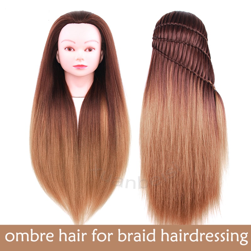 ombre juustega treeningpea sirgete juustega ja realistliku peanahaga