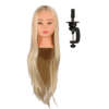 Sirgete blondide juustega pea