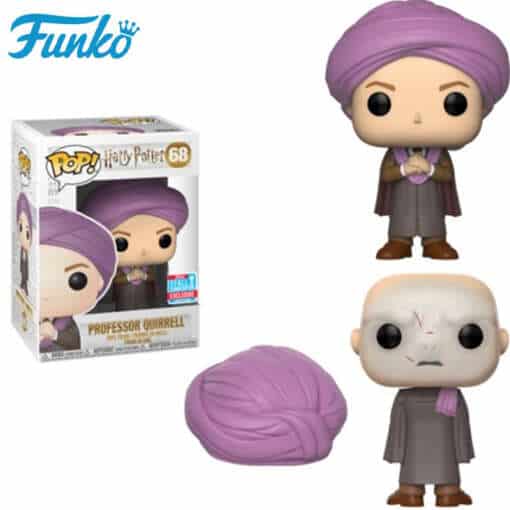 quirinus quirrelli kujuke, kuju esiküljel detailne kujutis, harry potteri seeria tegelane