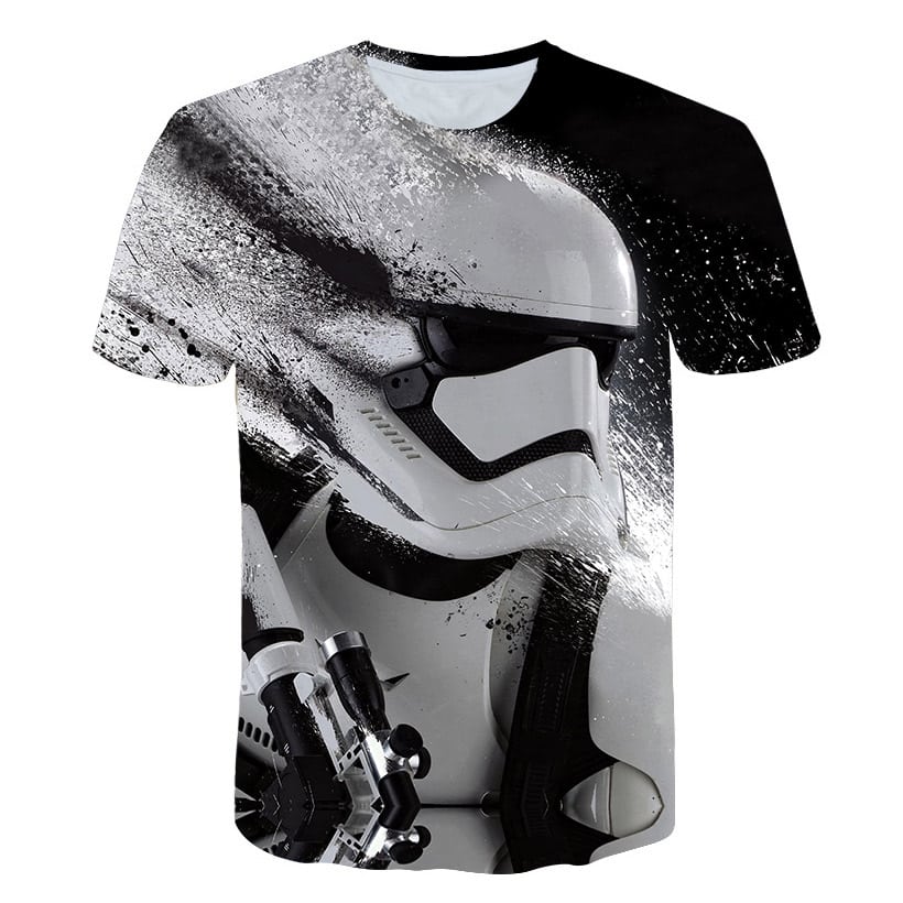 meeste Star Wars T-särk koos Darth Vaderi ja Tähesõdade logoga