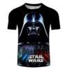 särk star wars tegelastega mustal taustal
