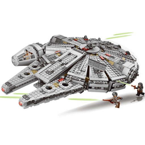 lego star wars the force awakens ehituskomplekt koos minifiguuridega kosmoselaeva taustal