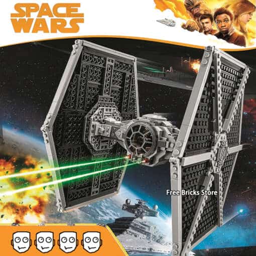 imperial tie fighter lego komplekt koos detailidega kosmoselahinguks