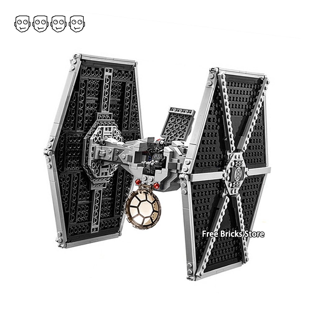 imperial tie fighter lego komplekt koos detailidega kosmoselaeva ehitamiseks