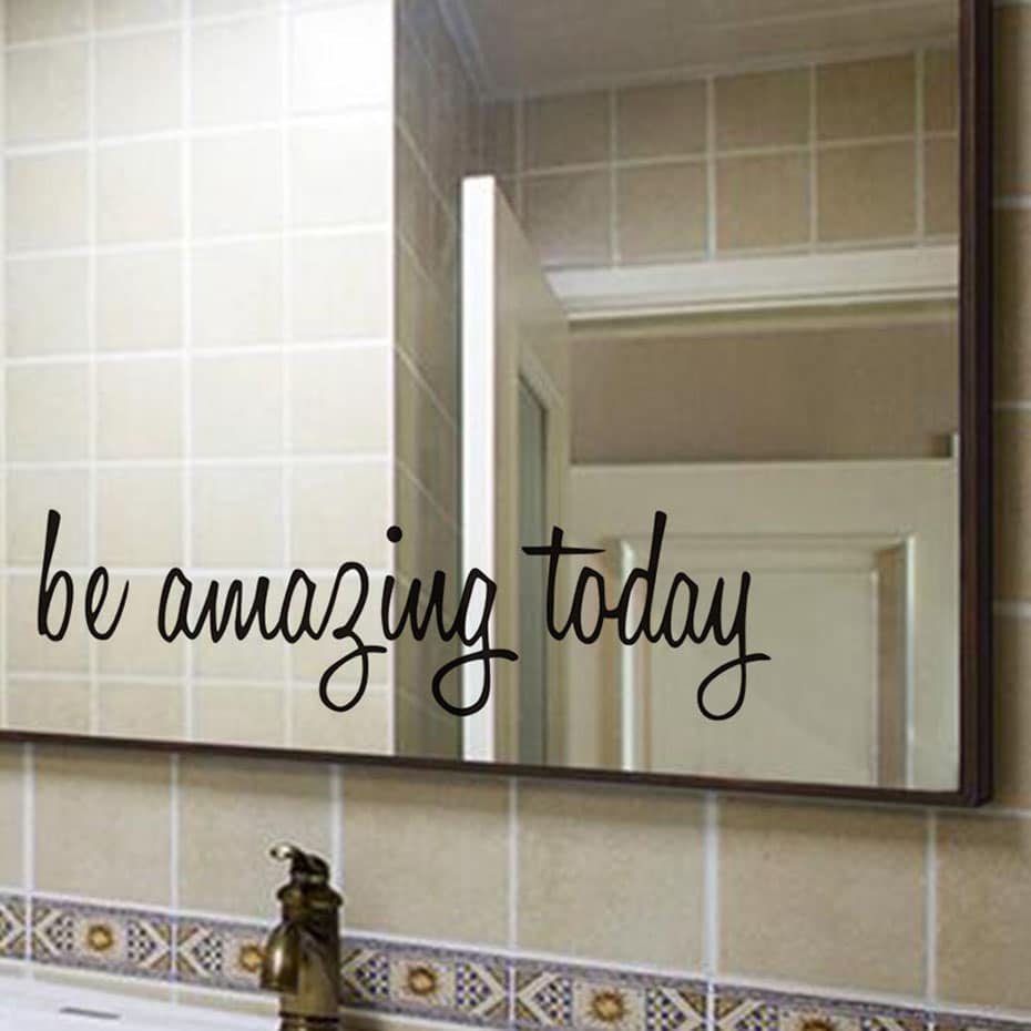 seinakleeps be amazing today musta tekstiga valgel taustal