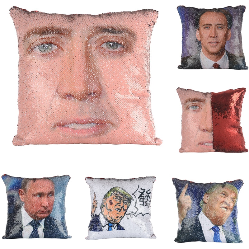 padjakate kolme disainiga: Nicolas Cage, Donald Trump ja Vladimir Putin