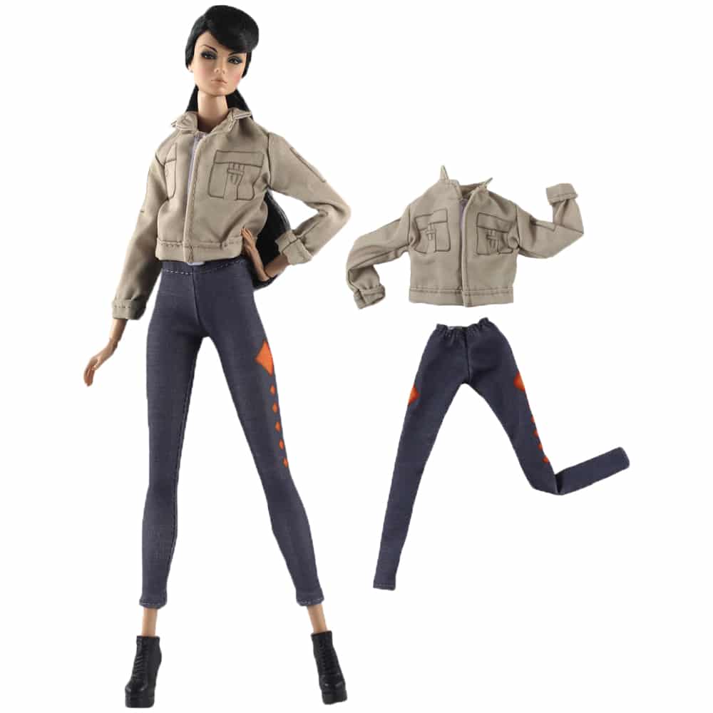 barbie jakk ja püksid roosa komplekt nukkudele mänguasjade kategoorias