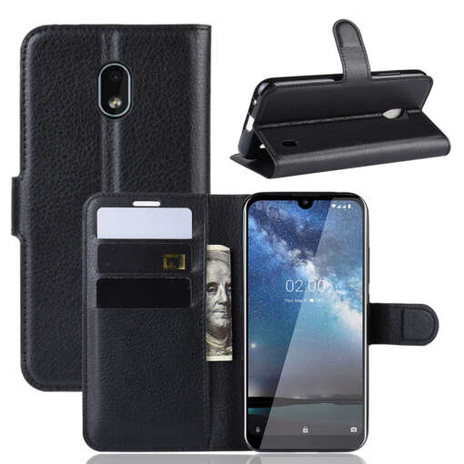kaaned nokia 2.2 telefonile mustast silikoonist kaitseümbris