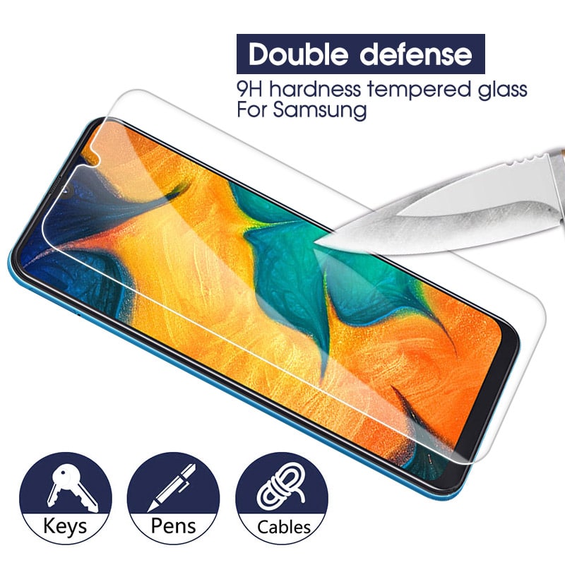 9H HD kaitseklaas Samsung Galaxy telefonile ekraani kaitseks