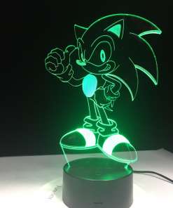 led lamp siil sonic valge valgusega mustal taustal